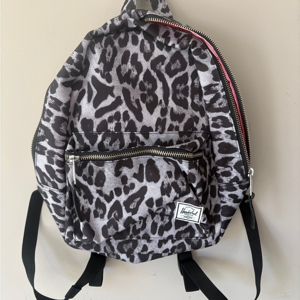 Herschel Supply Co. Leopard Print Mini Backpack - Gray/Black